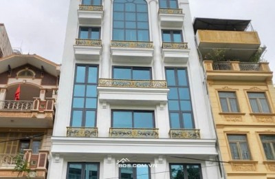 Cho thuê nhà, THANG MÁY, 104m2_ 6T; Nguyễn Thị Định, Hoàng Ngân -43 tr